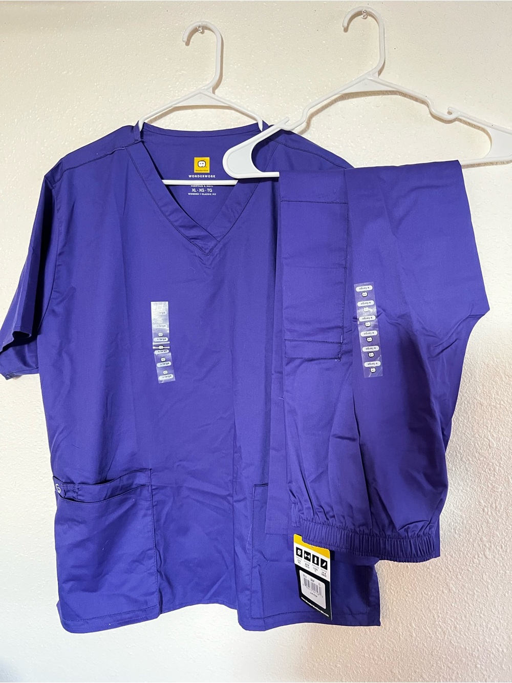 Wonderwink Wonderwork scrubs set size xlarge
